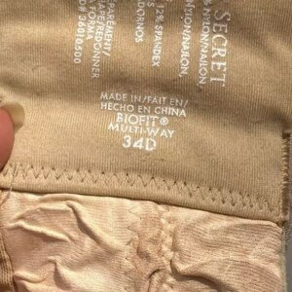 Victoria's Secret 34D Padded Push-Up bras Set of 4 Tan White Black Lace - Picture 11 of 15